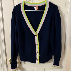 Crown and Ivy heart button snaps cardigan